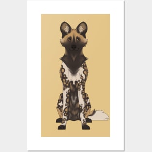 African Wild Dog Posters and Art